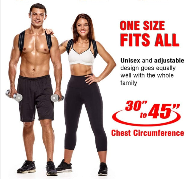 Uomo e donna in abbigliamento sportivo con gilet fitness regolabile unisex.