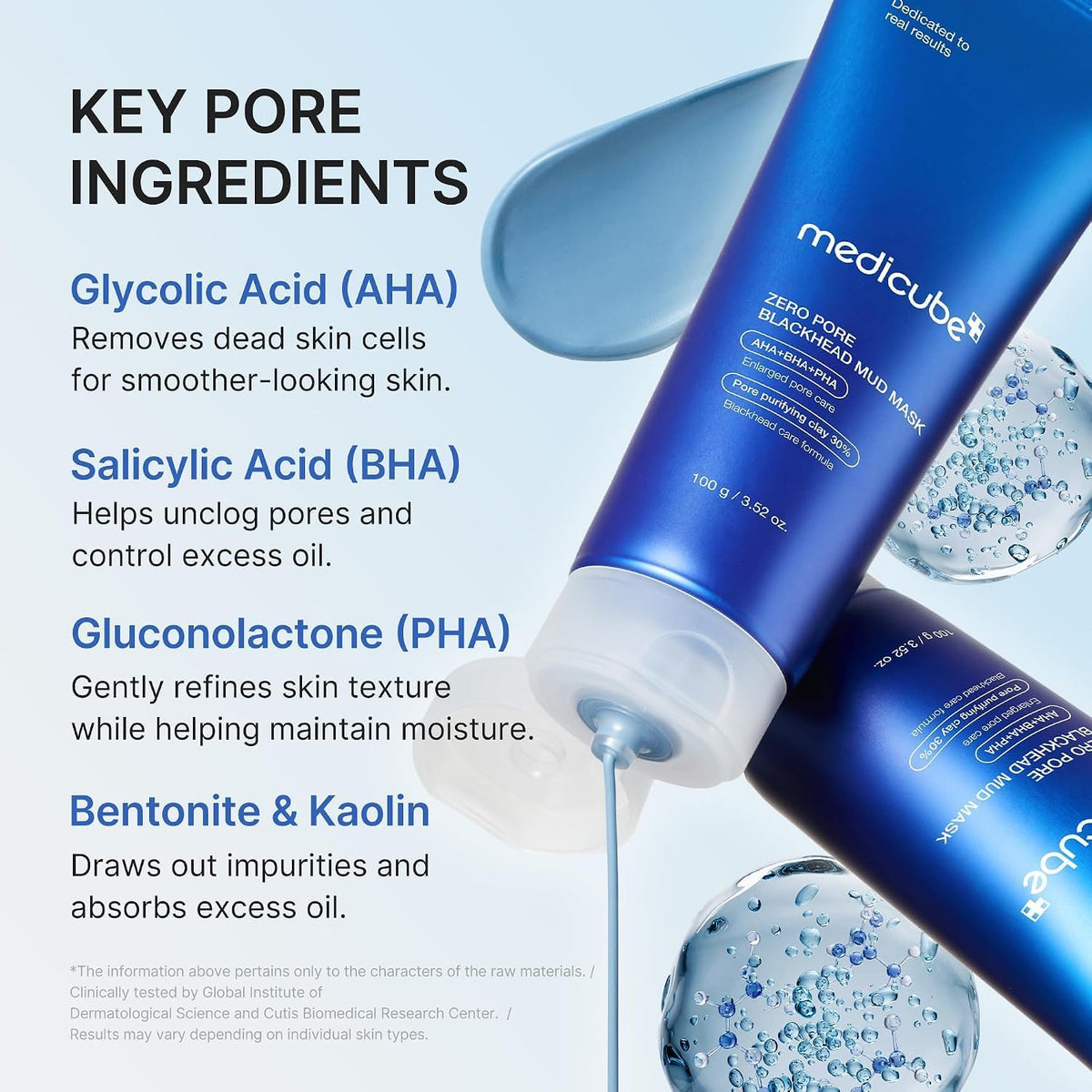 Medicube Zero Pore, maschera viso all’argilla
